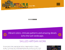 Tablet Screenshot of guatemalawholesale.com